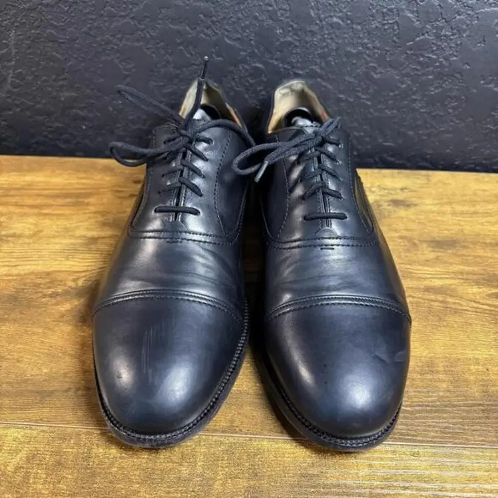 Cole Haan American Classics C31542 Black‎ Leather Cap Toe Oxford Mens 10EEE
